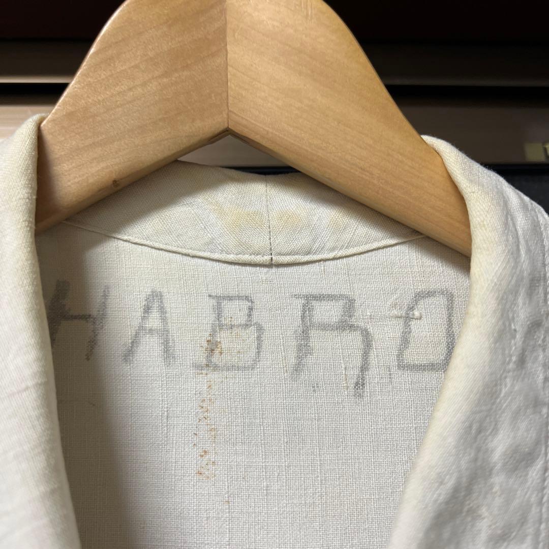 30s 40s フレンチヴィンテージ リネンコート アンティーク フランス