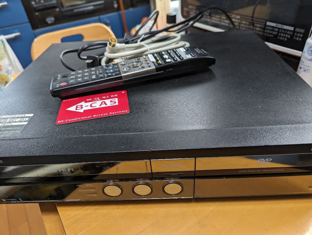 SHARP VHS一体型ビデオデッキ DVDレコーダー ダビング10 HDMI