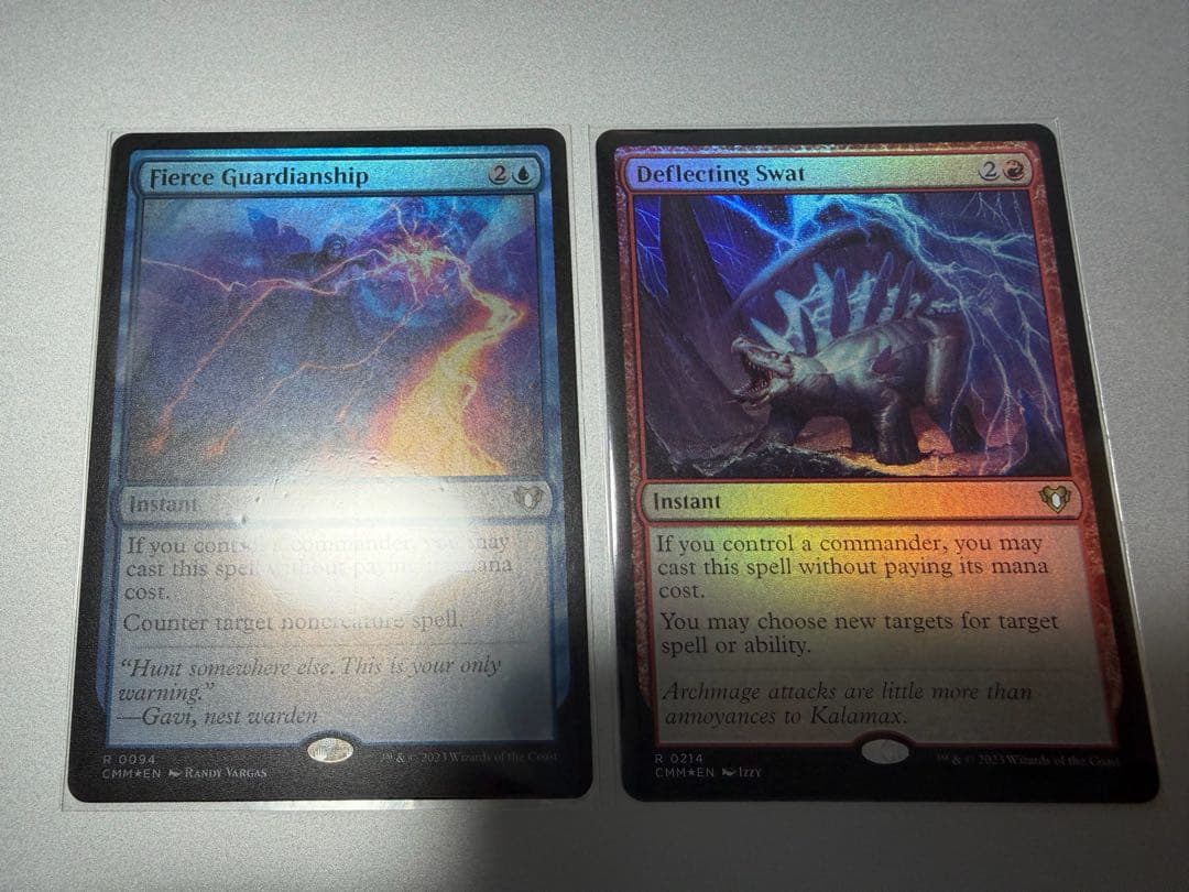 セトブ産 MTG 激情の後見 偏向はたき 英語 FOIL 2枚セット