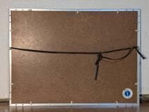 【真作】絵画　技法不明　港の構築　抽象構成と鮮烈な色彩　構成的色彩画　Y5