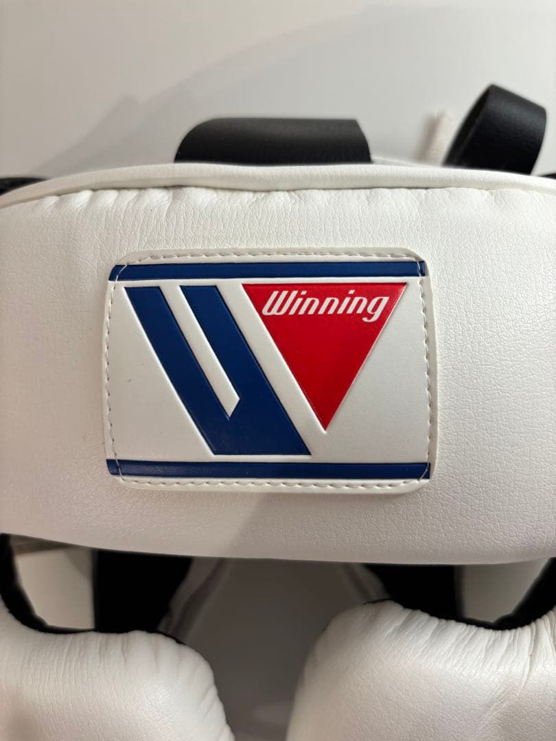 Winning ヘッドギア フェイスガードタイプ　白　Mサイズ