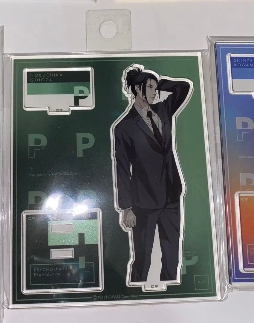 PSYCHO-PASS アクリルスタンド　色紙　狡噛慎也　宜野座伸元　常守朱