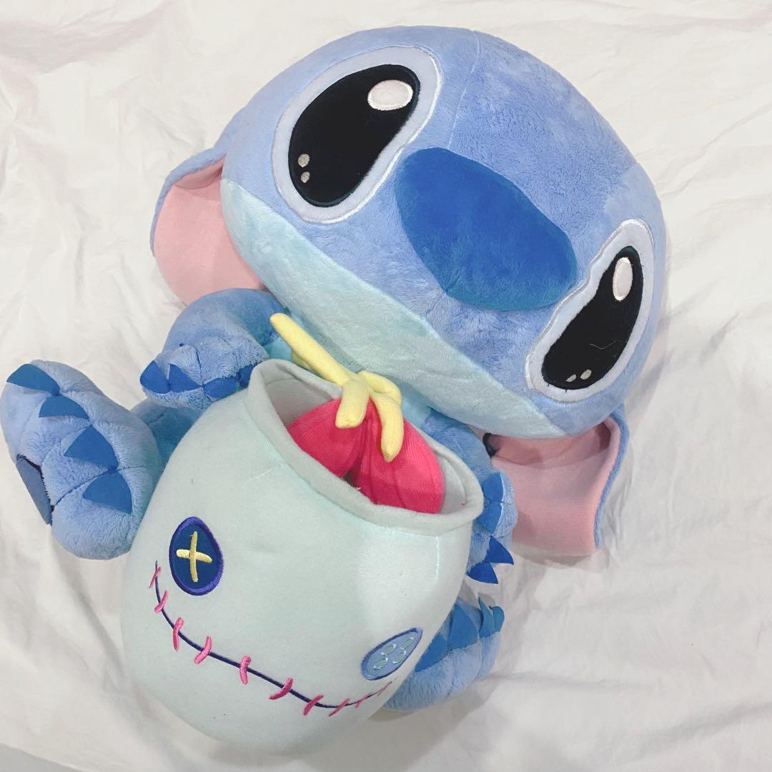 【超BIG】スティッチ／ぬいぐるみ／タグ付き