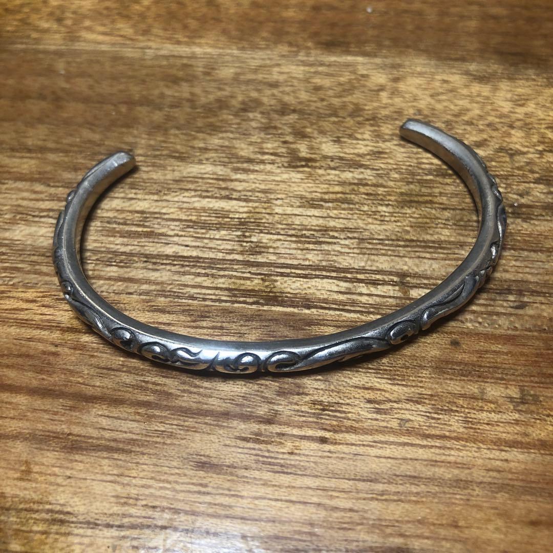 シルバーバングル 装飾模様 1998