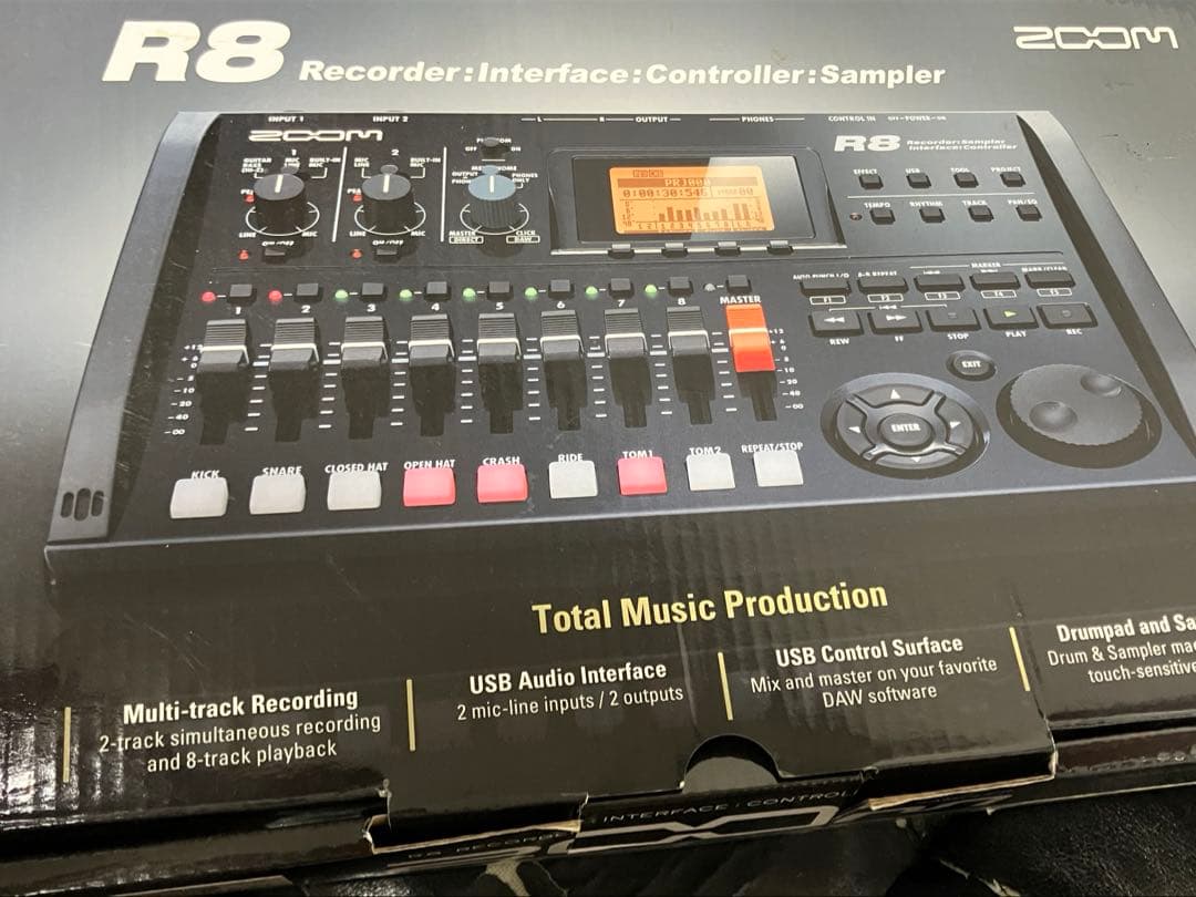 ZOOM R8 マルチトラックレコーダー MTR