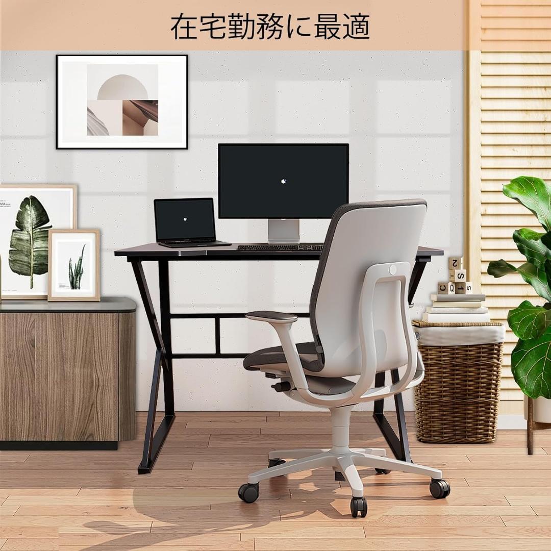 100×60 パソコンデスク ゲーミングデスク K字 机 pcデスク 配線穴付き