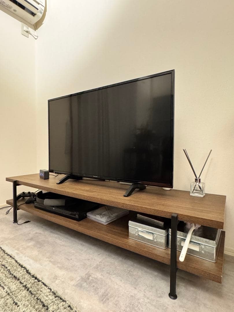 LOWYAダークブラウン テレビ台 150cm