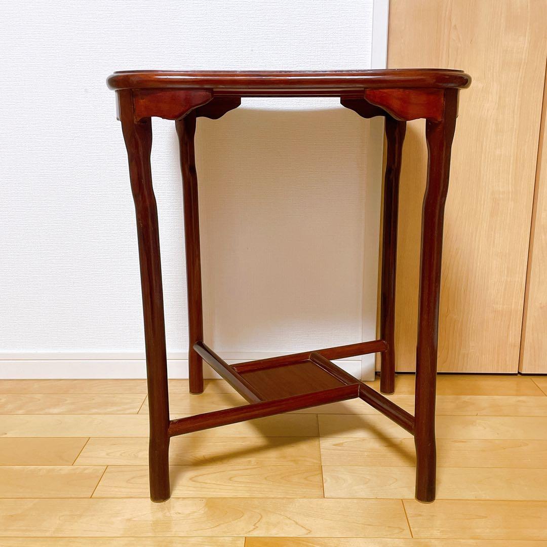 螺鈿細工 唐木家具 机 テーブル