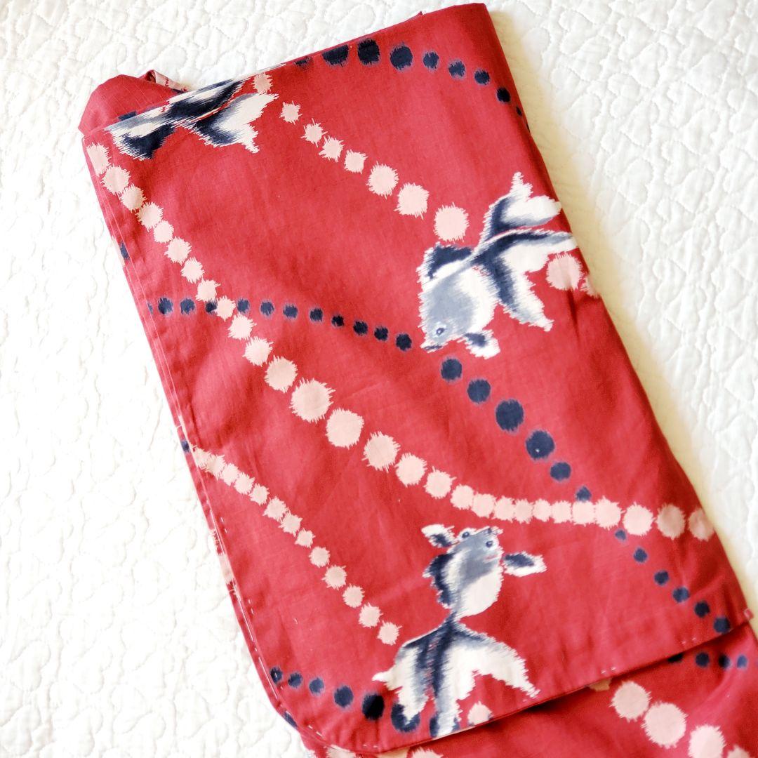 浴衣　撫松庵　金魚模様　送料無料