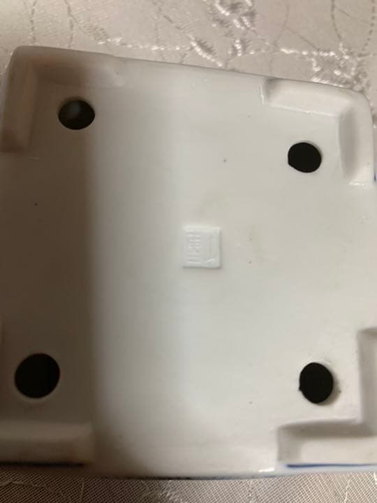 雪山　正方　盆栽鉢