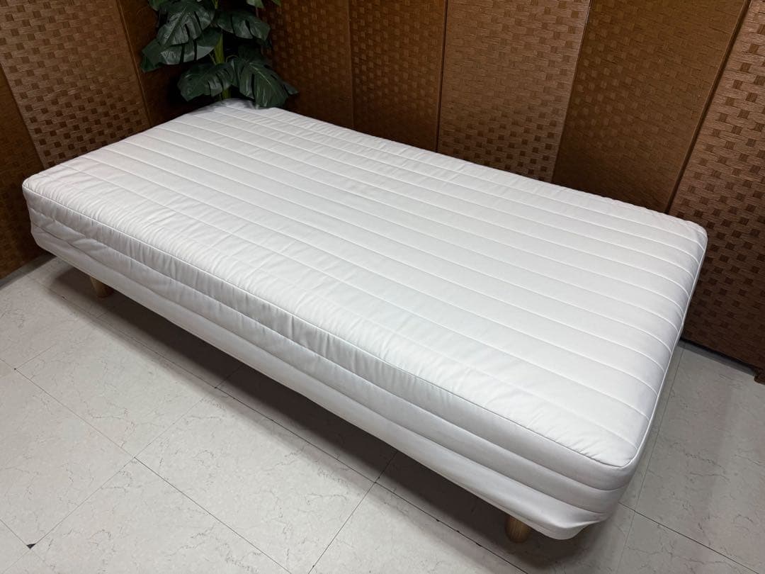 #15定価34,900円　無印良品脚付きマットレス(シングル) ※搬入・設置無料