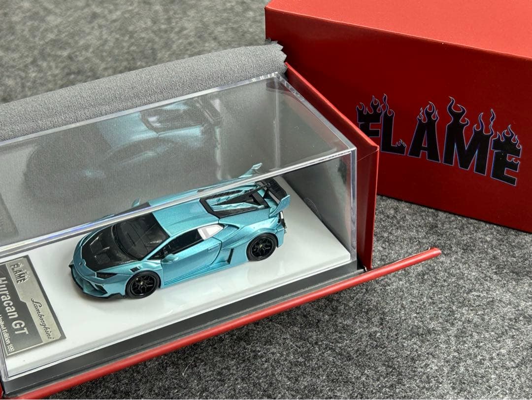 1/64 Flame ランボルギーニ ウラカン GT LP610 アイスブルー