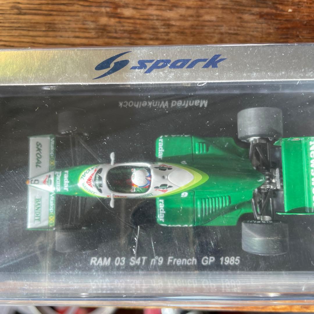 絶版　1/43 スパーク　RAM フランスGP M.ウィンケルホック　1985
