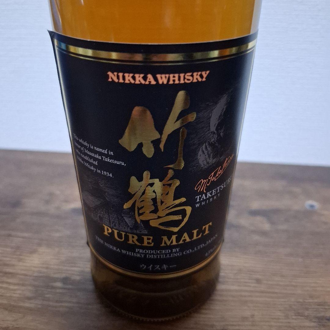 Nikka 竹鶴 Pure Malt ウイスキー　旧ボトル