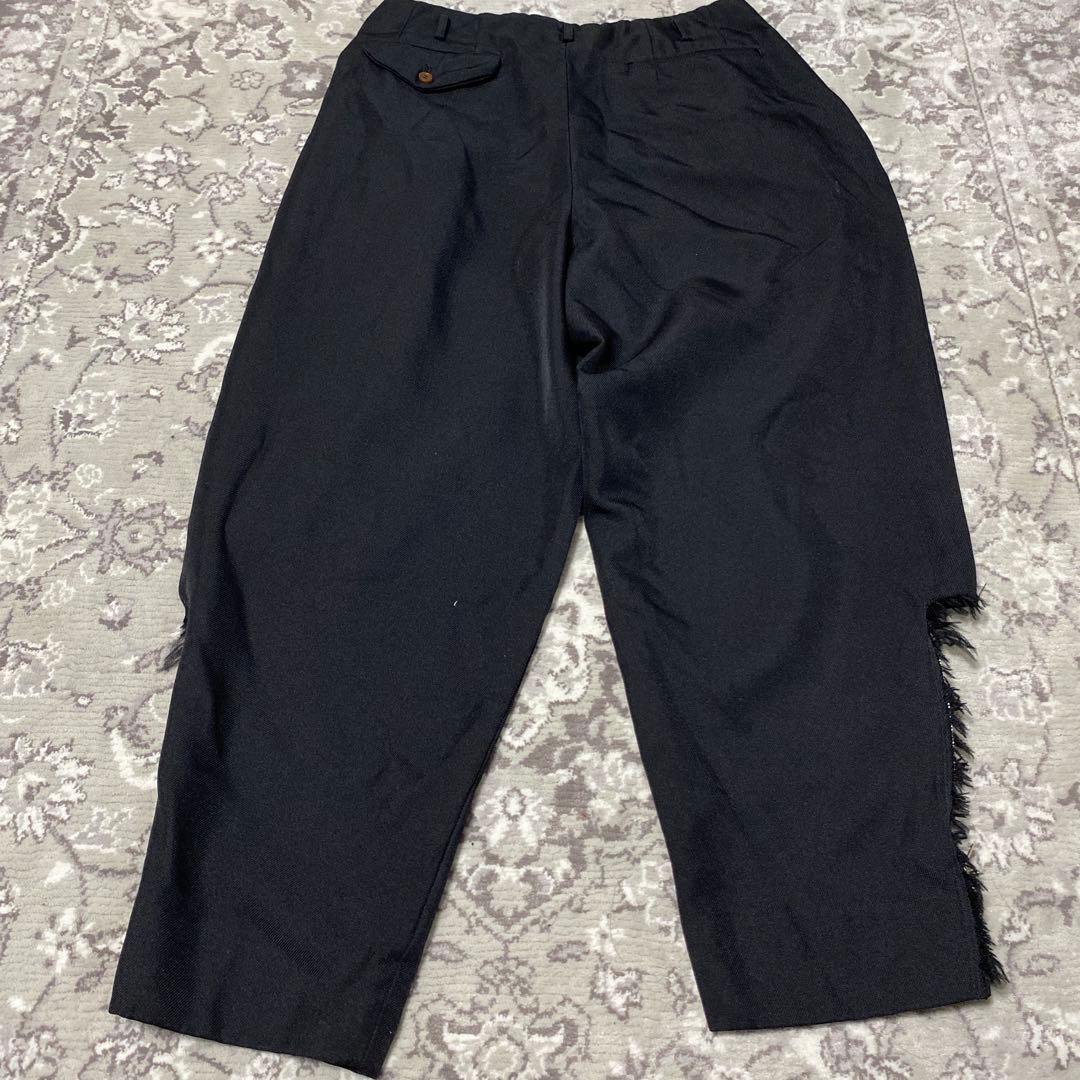 black comme des garcons 23aw エステル　縮絨パンツ