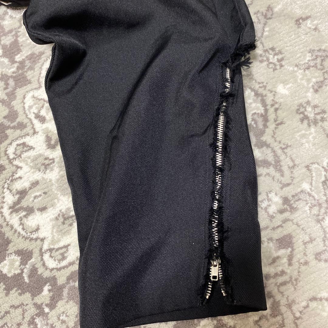 black comme des garcons 23aw エステル　縮絨パンツ
