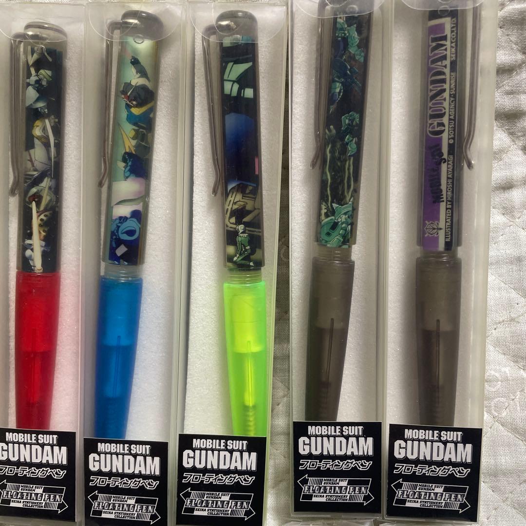 平成レトロ　モビルスーツガンダム　フローティングペン　20種20本セット