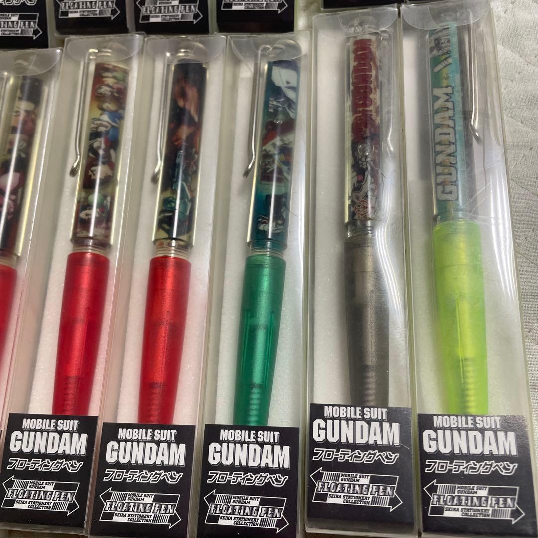 平成レトロ　モビルスーツガンダム　フローティングペン　20種20本セット