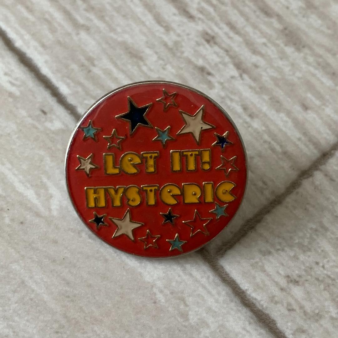 平成レトロ★当時物！ブランドパロディピンバッジ 5個セット ヒス ビームスなど