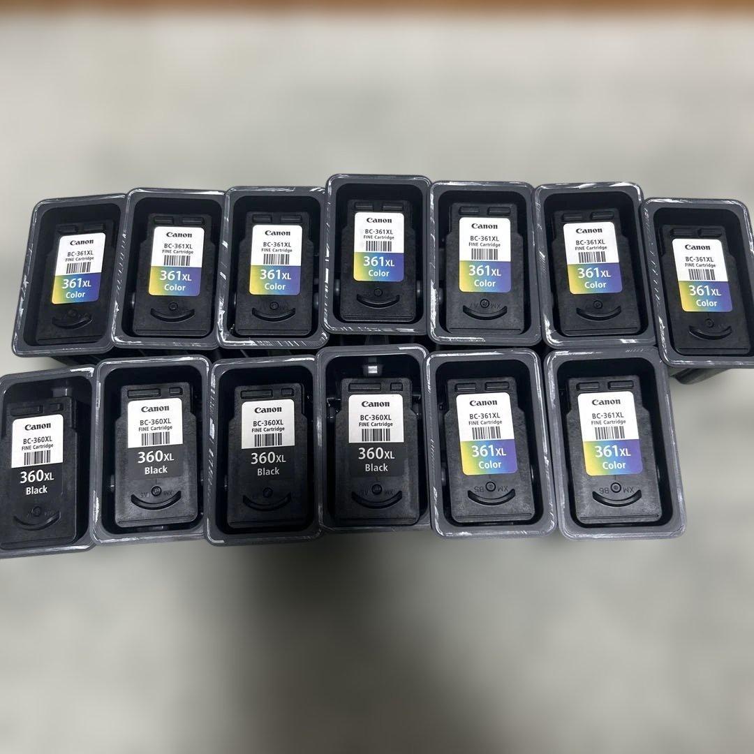 Canon 使用済み　空　インクカートリッジ　361xl 360xl 13個