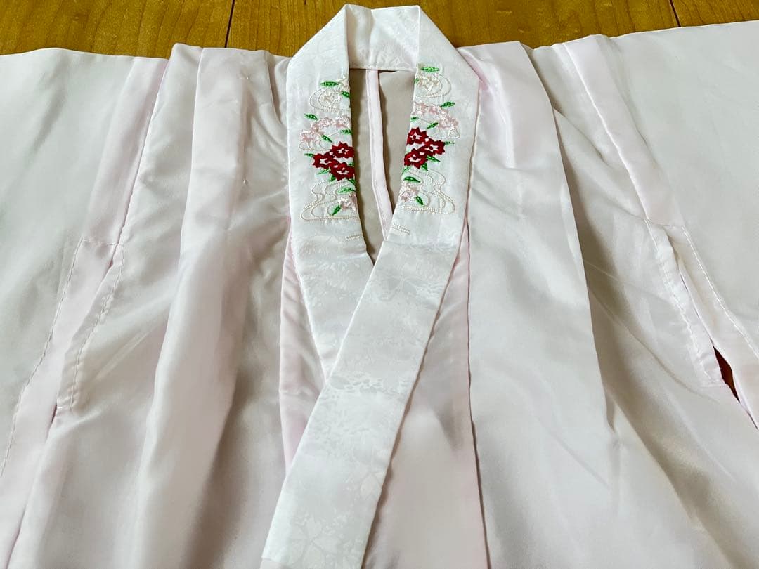 七五三　三歳花柄着物セット