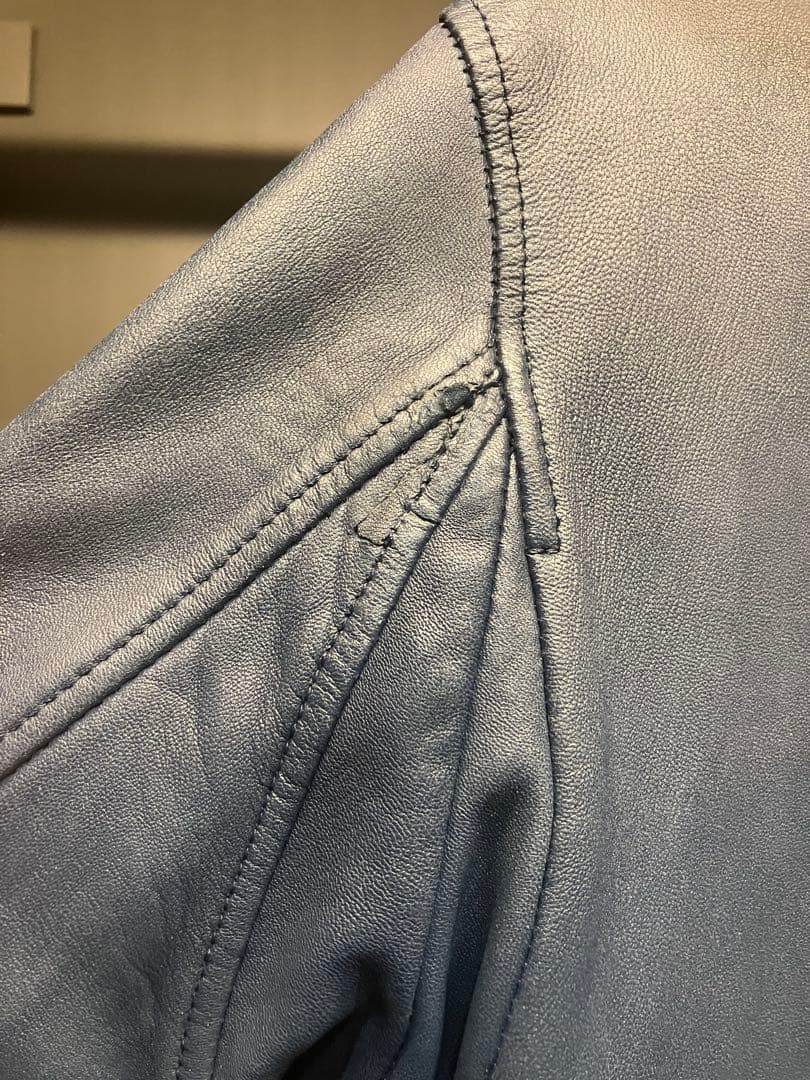 鳥*巣様 MIHARAYASUHIRO レザージャケット　ミハラヤスヒロ　サイズ