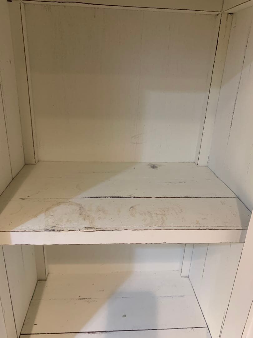 ジャーナルスタンダードファニチャー　木製ホワイトキャビネット