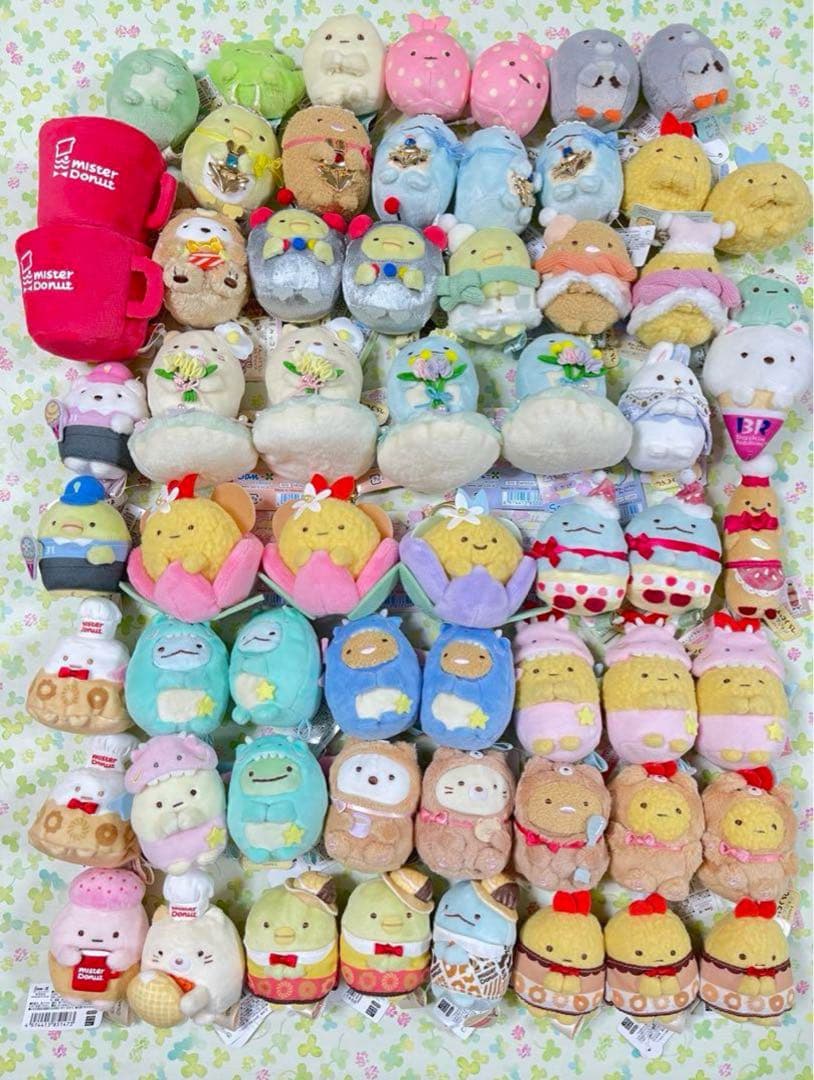 すみっコぐらし　てのりぬいぐるみ　60個　コラボ　ミスド　サーティワン　干支