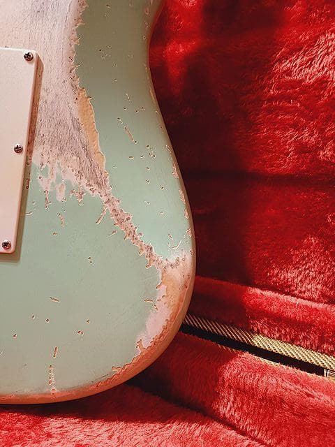 ギター SurfGreen Relic LaquerFinishStratocaster