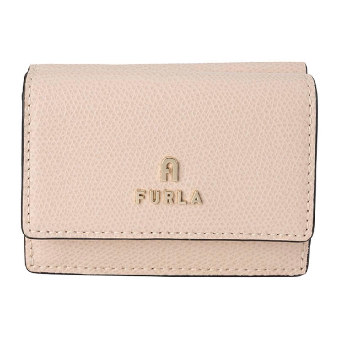 【新品未使用】FURLA 3つ折り財布 バレリーナ ピンクベージュWP00318