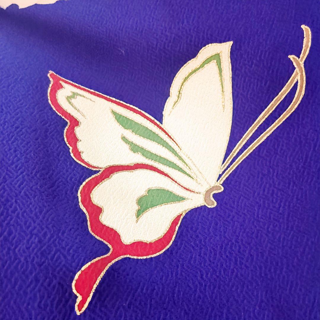 振袖 帯 帯締め帯揚げ 衿 花蝶文 金彩 振袖セット 振袖フルセット 紫 59