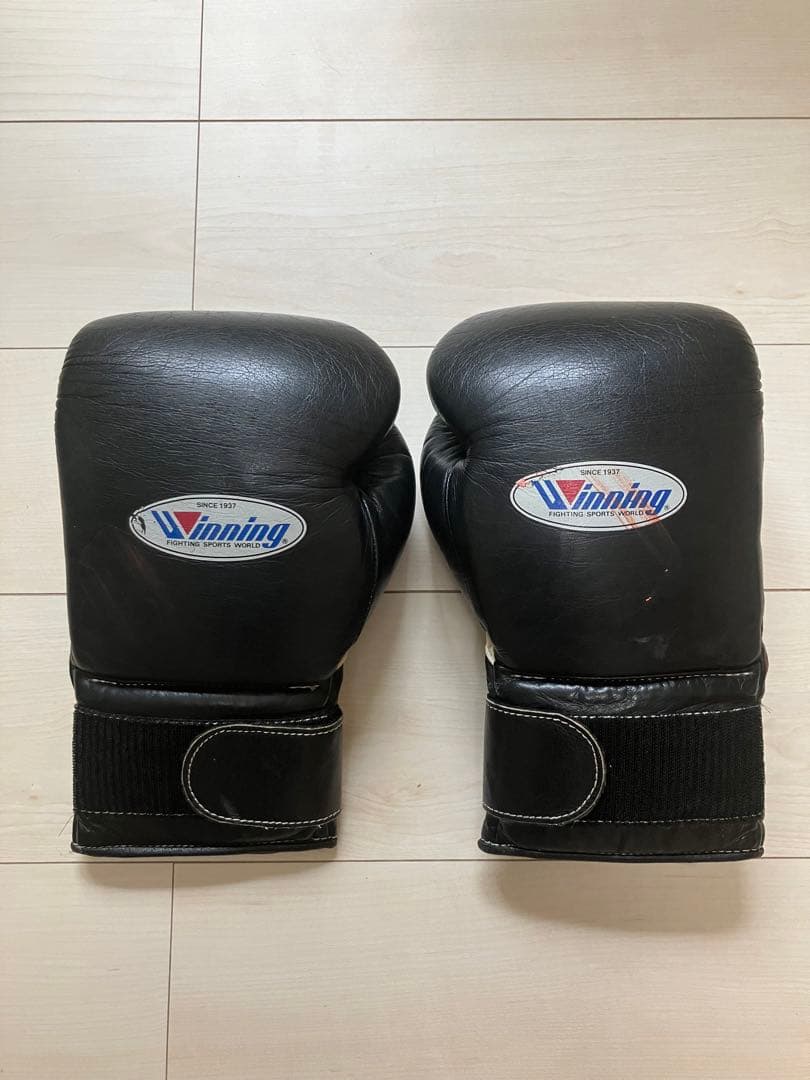 winning ウィニングボクシンググローブ ブラック 16オンスMS-600B