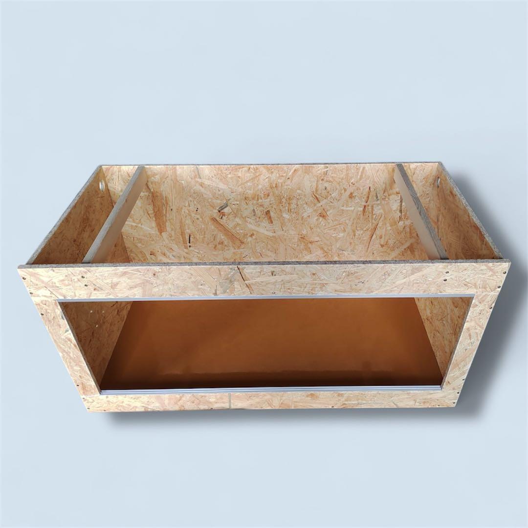 爬虫類ケージ 90×45×45㎝ 金網異形②箇所　付け木追加