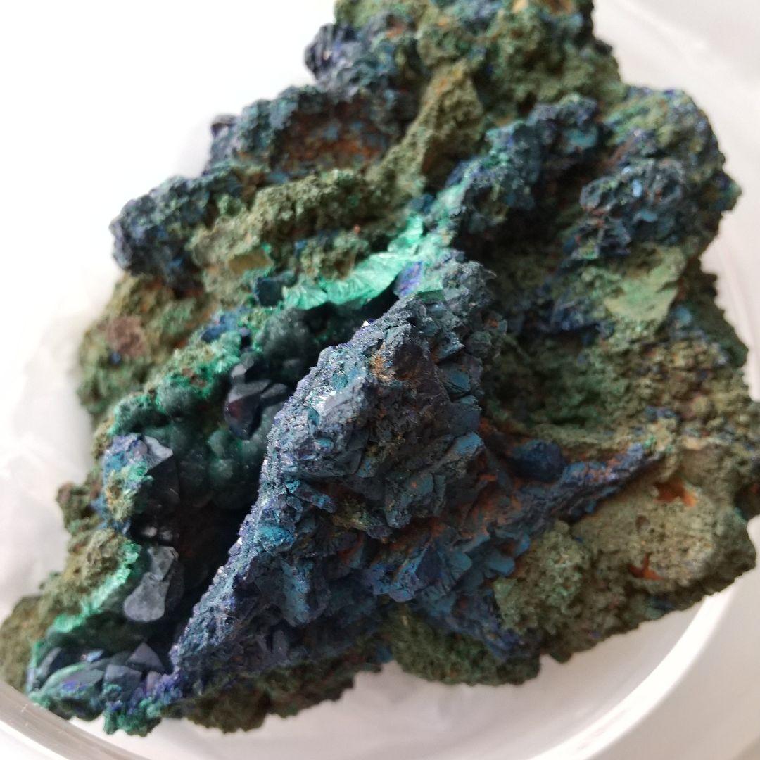 女神の叡智❇️ラオス産 アズライト マラカイト 美形状クラスター 868g