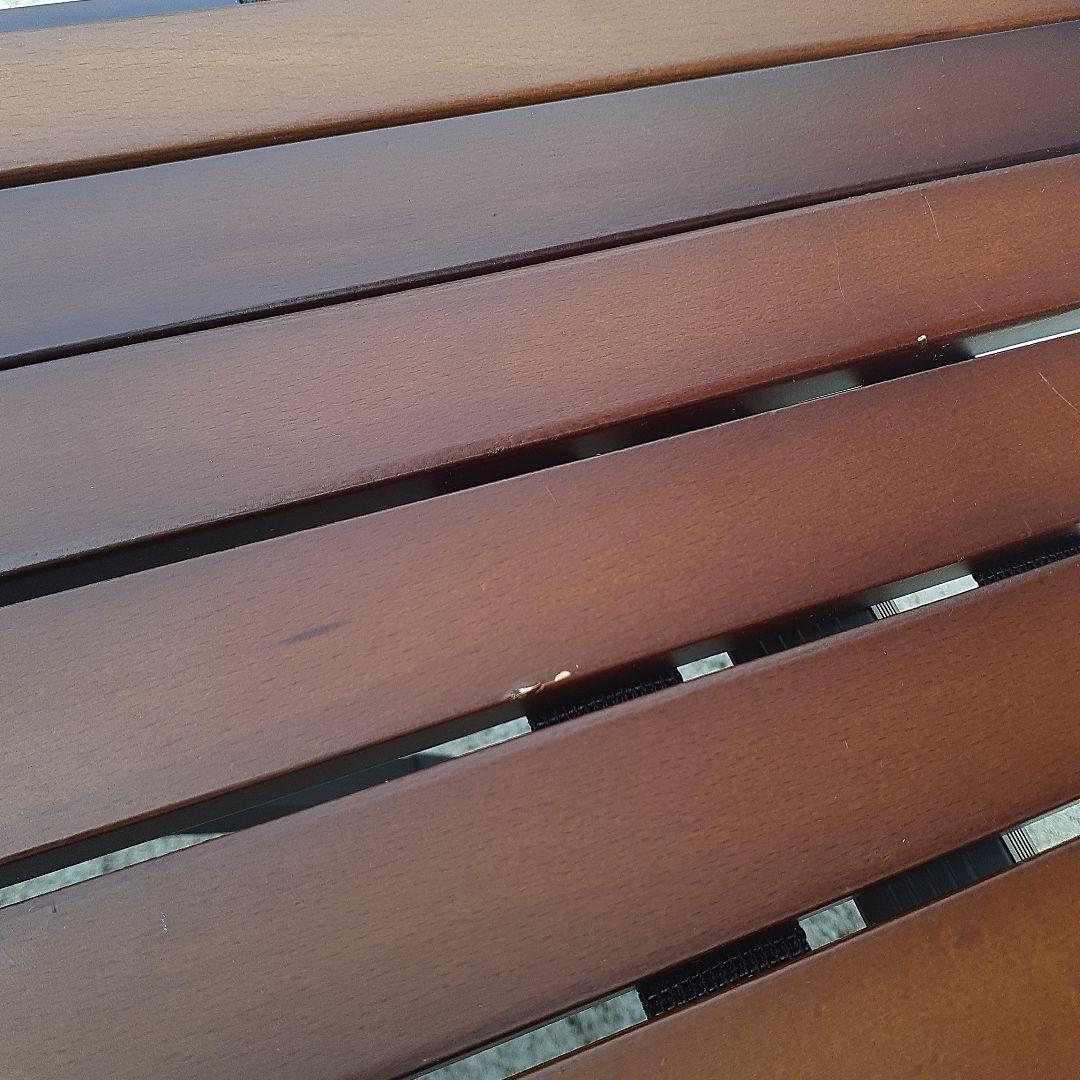 FIELDOOR ウッドロールトップテーブル 120cm×70cm×45cm