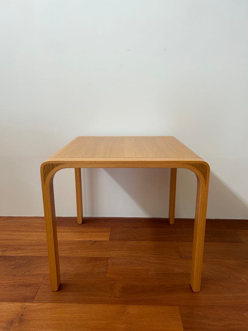 天童木工　TENDO サイドテーブル　センターテーブル　机　美品　正方形　オーク