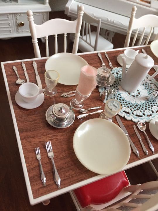 リカちゃん 白い白い家具セット