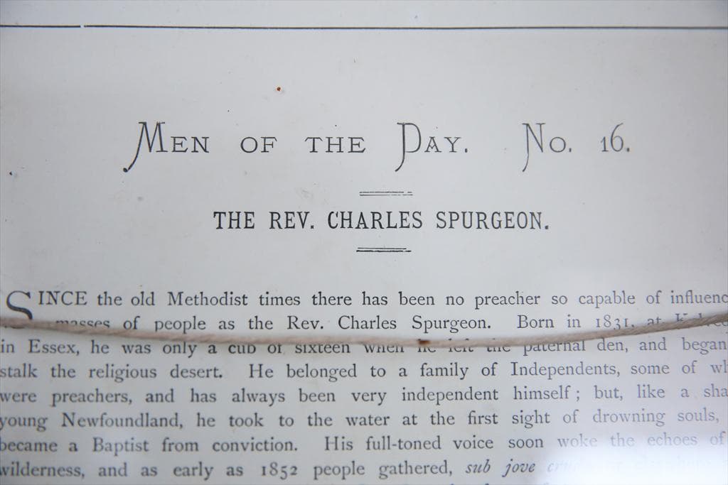 英国アンティーク古いパロディプリント絵/壁飾り/ウォールアート(87-277)