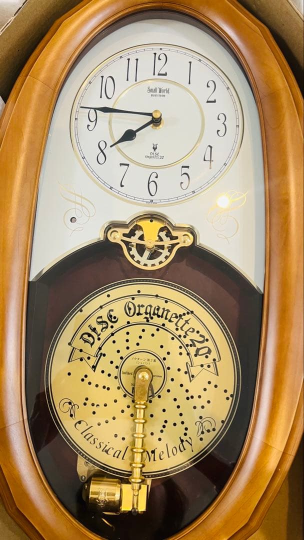 【新品】超レアオルガニートM729 壁掛時計ディスクオルゴール6枚付きお譲ります