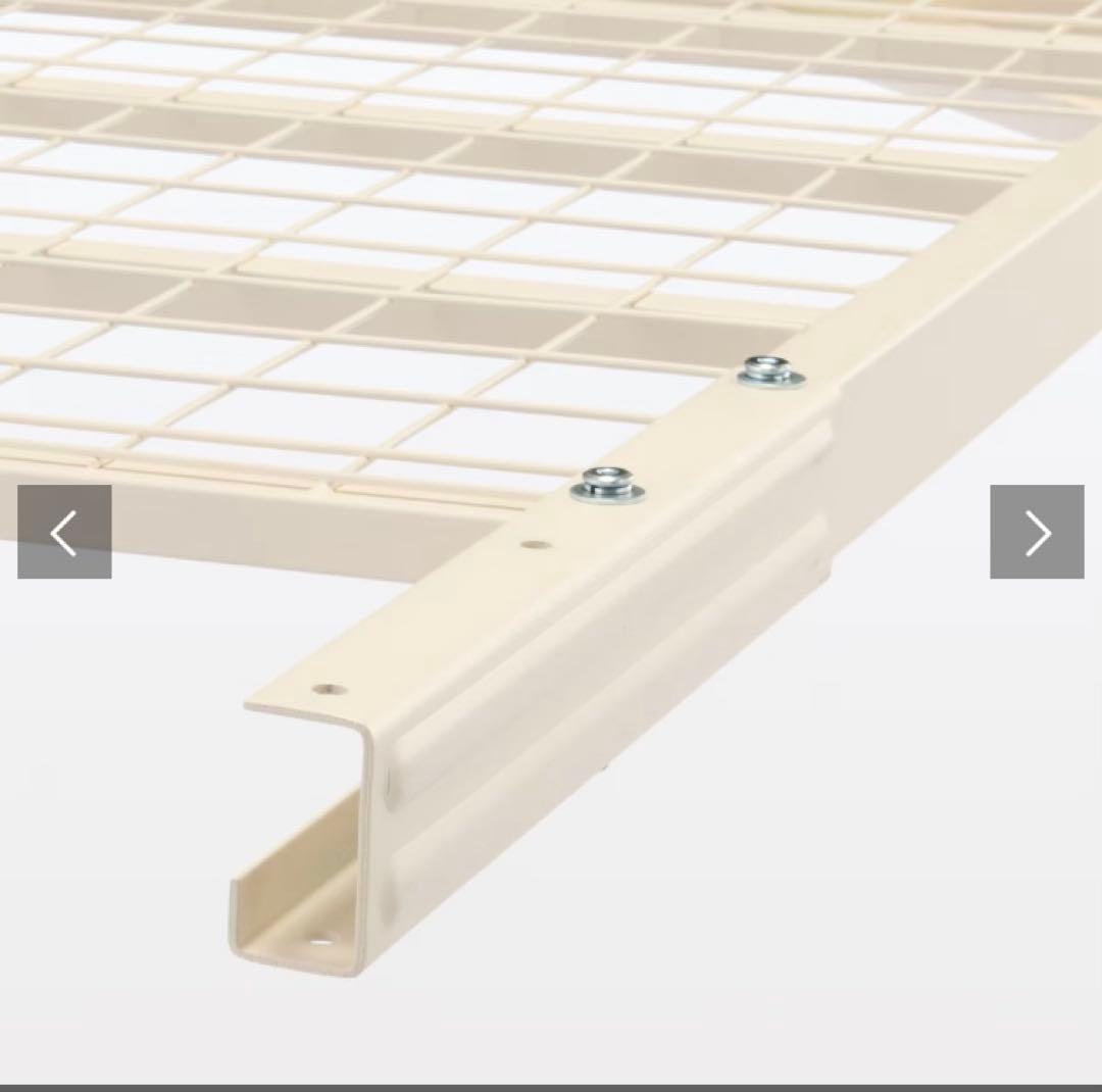 無印良品　脚付きマットレス ホワイト　シングル