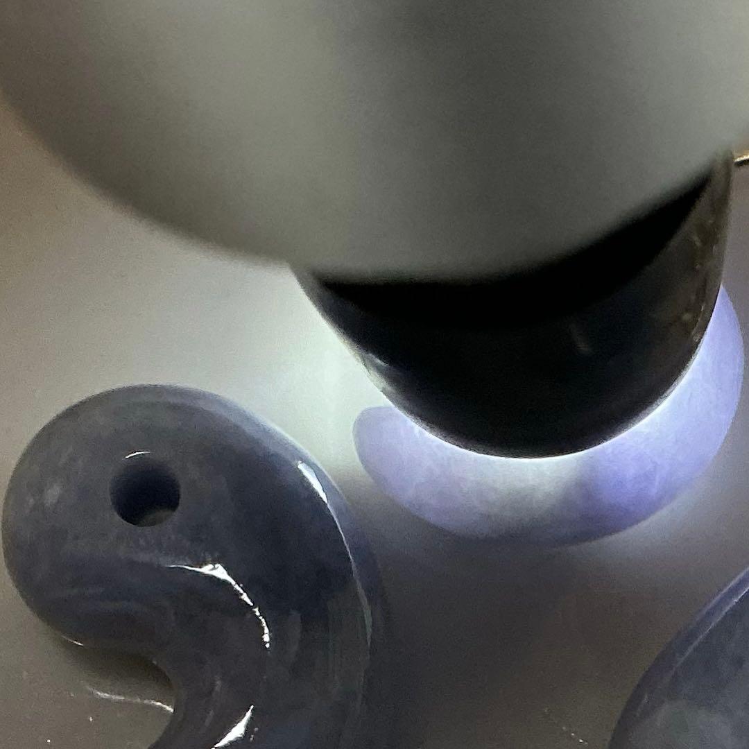 【専用】糸魚川翡翠　ヨシオ沢　ニノ型、ティアドロップピアス　14kgf（1）