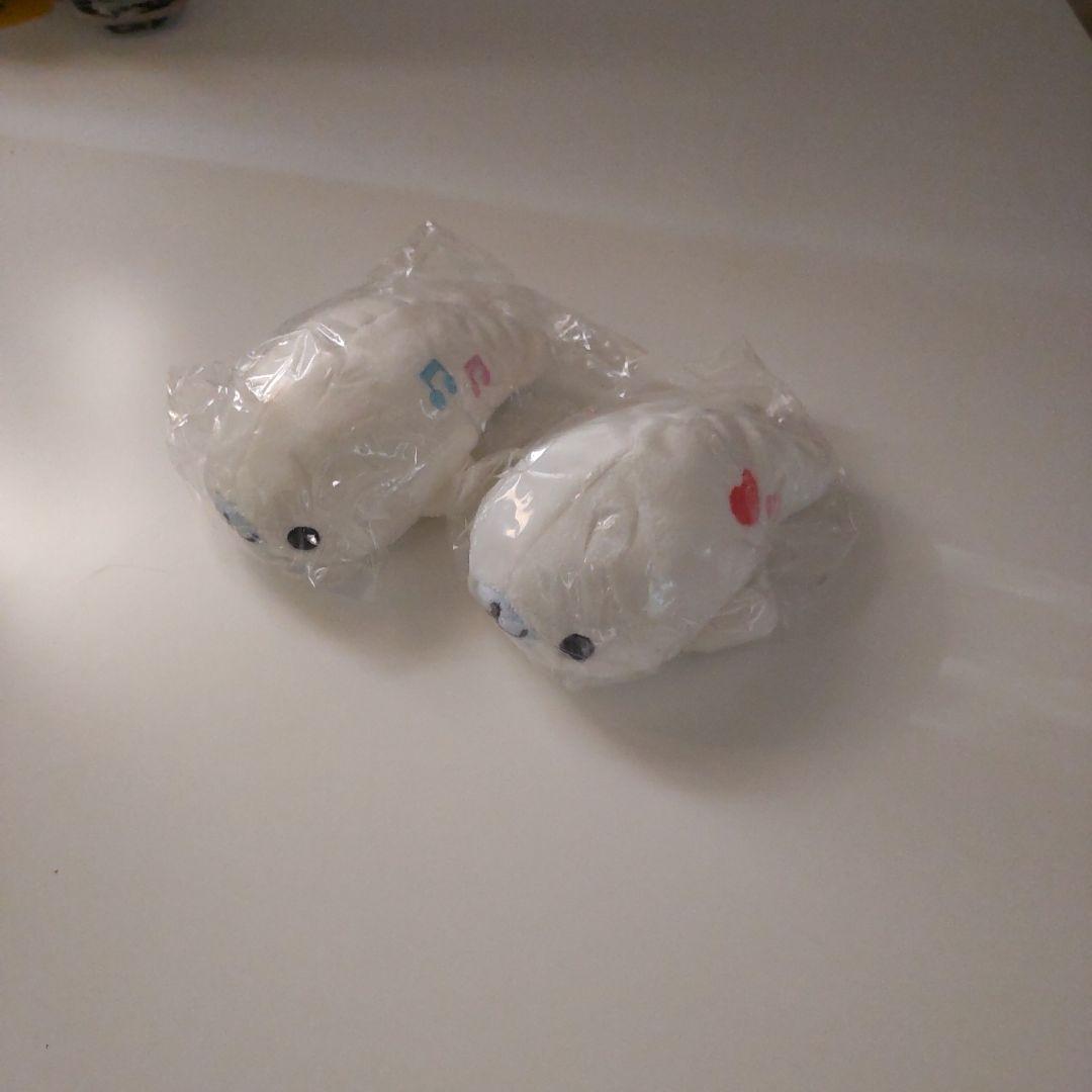 2点セット　くったりレアまめゴマ　うたゴマ　ハートゴマ　サンエックス　未開封