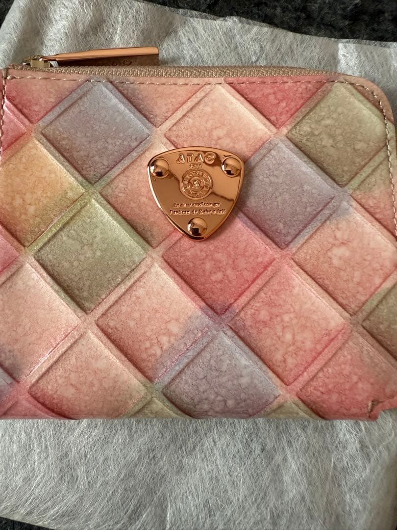 ATAO 二つ折り財布 マルチカラー