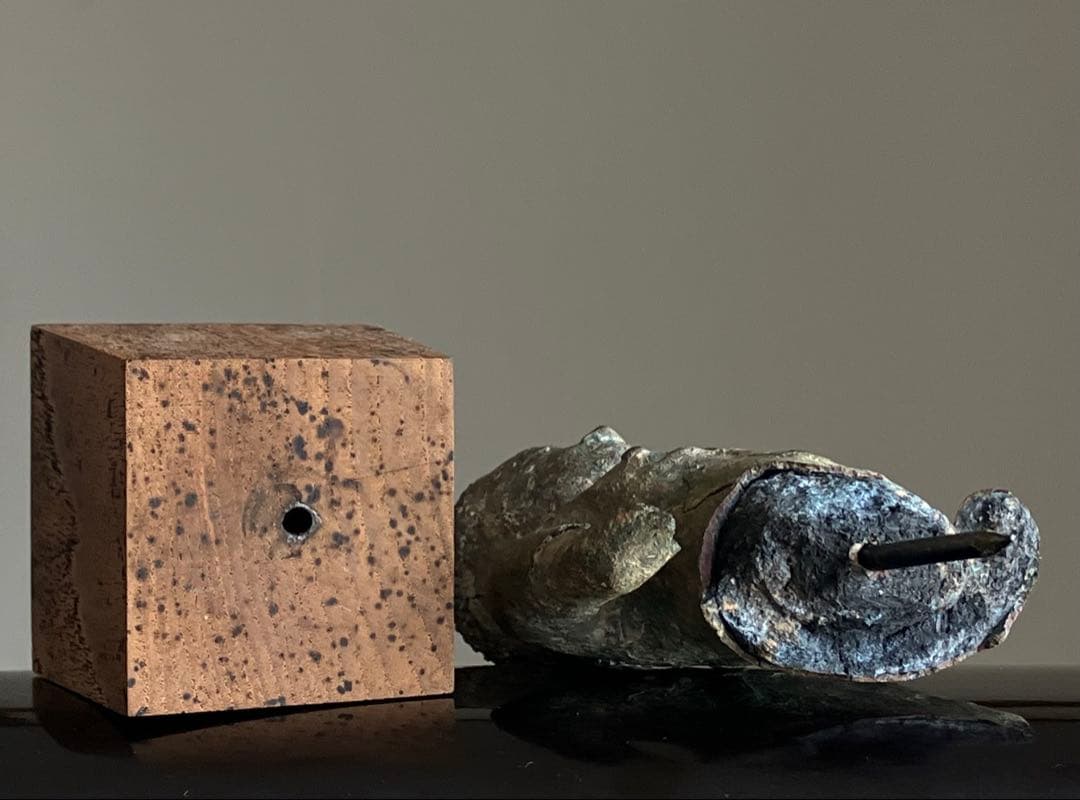 【抜群の表情 タイ青銅古仏】アユタヤ王朝初期〜中期14〜15世紀頃 骨董仏教美術