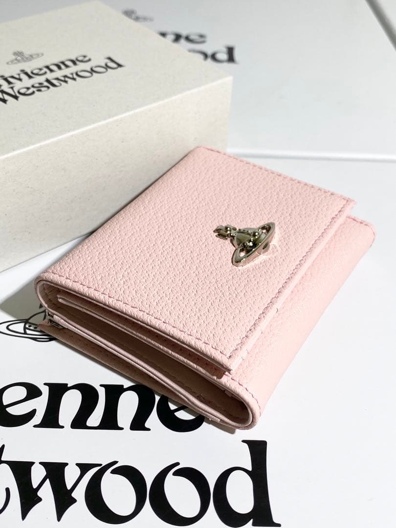 Vivienne Westwood ヴィヴィアン 三つ折り財布 ピンク