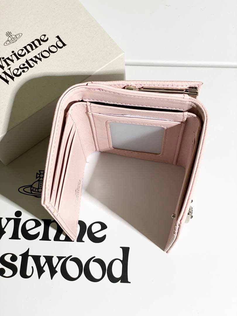 Vivienne Westwood ヴィヴィアン 三つ折り財布 ピンク