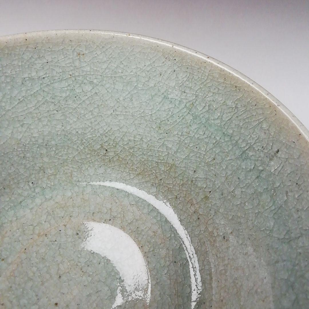 Ｔ１４１　茶碗　『渋草焼』『花鳥』『渋草柳三』　共箱　抹茶碗　茶道具