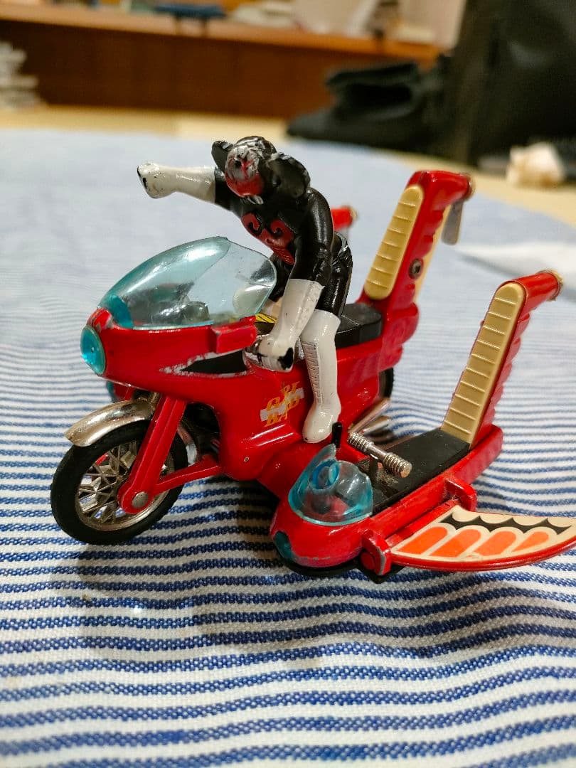 当時物　タカトク　アクマイザー3 ギャリバード号　ザビタン人形付属