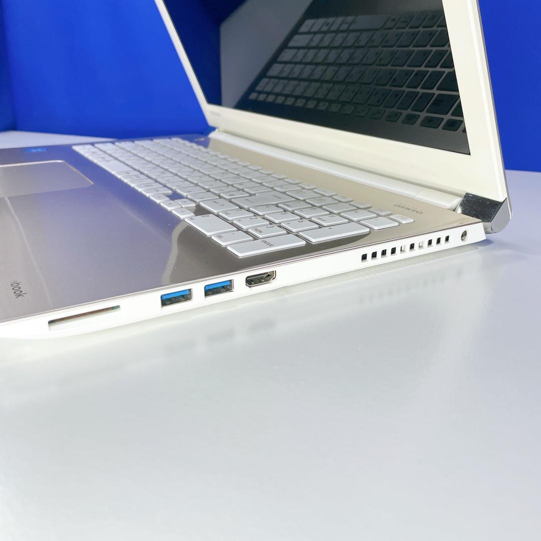 即利用OK✨快適SSD✨Windows11✨ゴールド✨東芝ノートPC 薄型カメラ