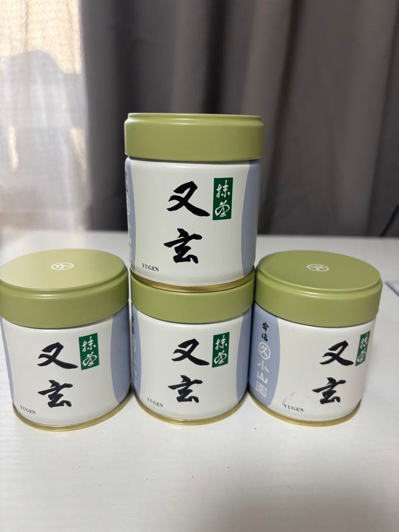丸久小山園　抹茶　又玄　40g ×4缶セット